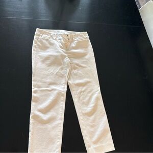 LOFT Marisa fit White pants